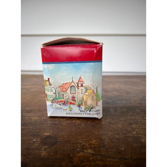 Vintage Lemax Dickens Collectibles 1991 Porcelain Snowman & Kids Figurine Holida - Picture 8 of 8